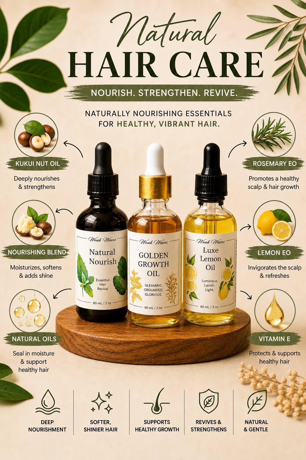 Hair Oil Trio