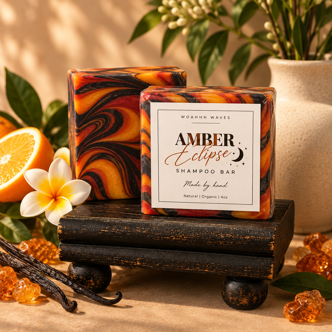 Amber Eclipse Shampoo Bar – Woahhh Waves