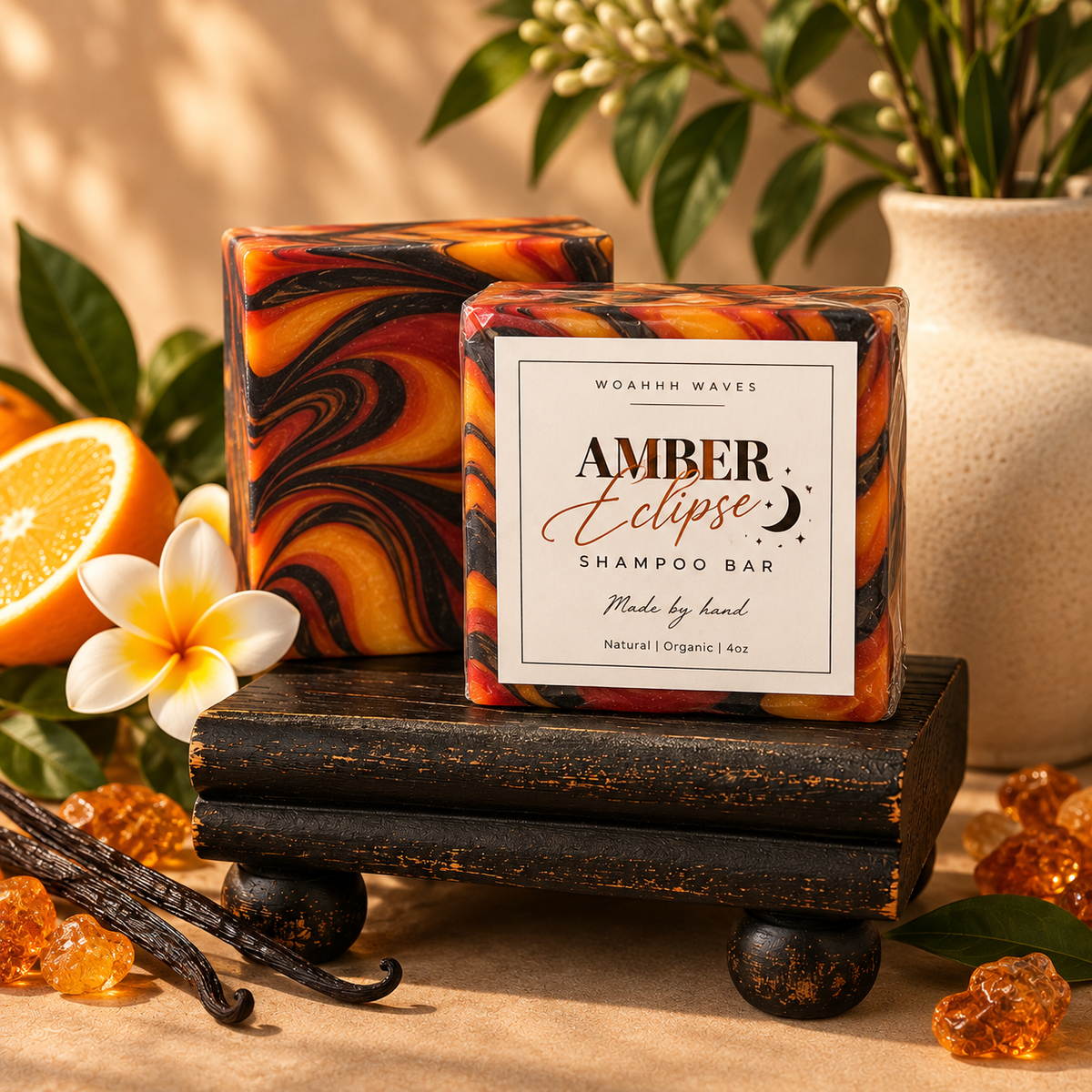 Amber Eclipse Shampoo Bar