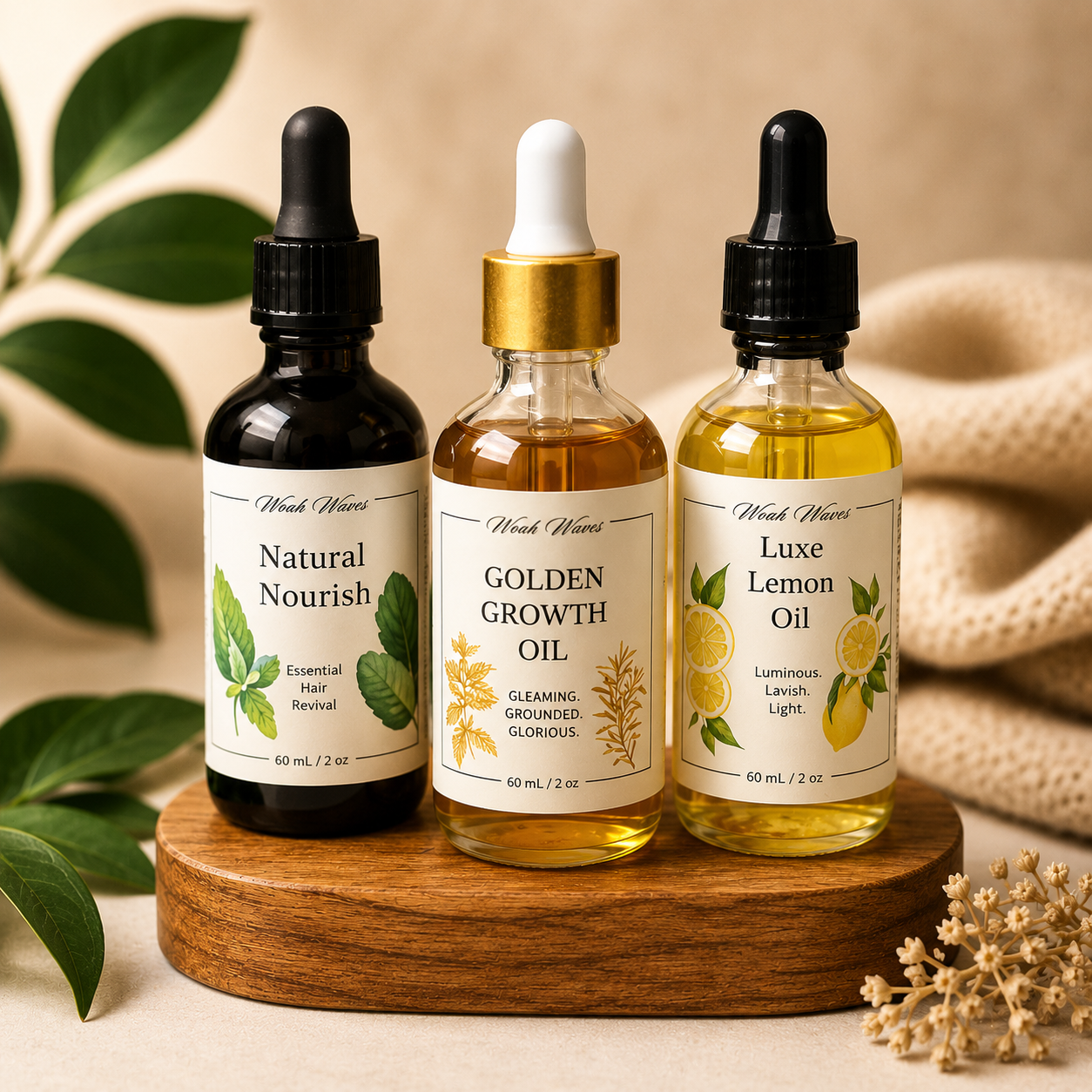 Hair Oil Trio